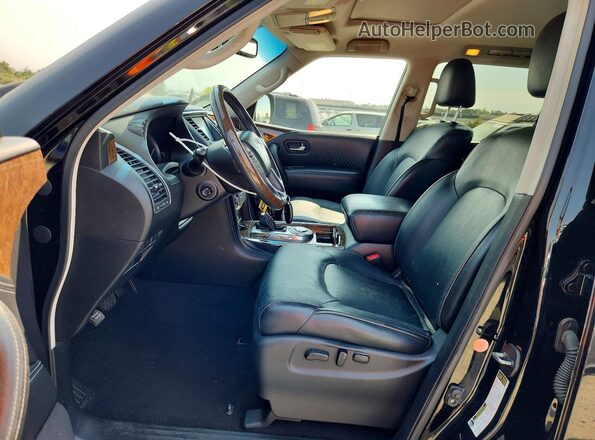 JN8AZ2NF4G9612621 2016 INFINITI QX80 Черный Вид панели приборов