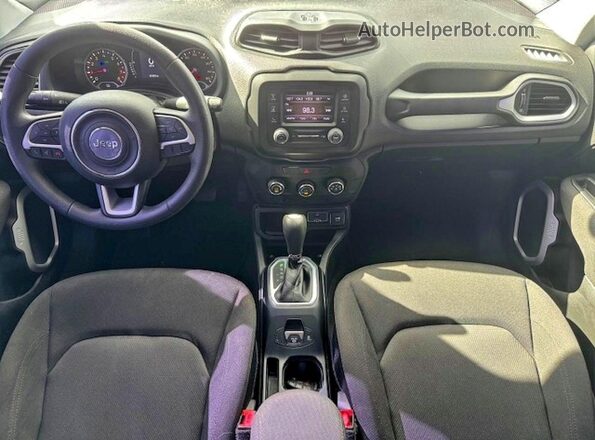 ZACNJAAB2LPL15502 2020 JEEP RENEGADE Красный Вид щитка приборов
