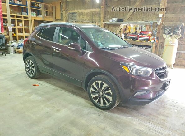KL4CJFSB6HB118897 2017 BUICK ENCORE Темно-бордовый Вид спереди