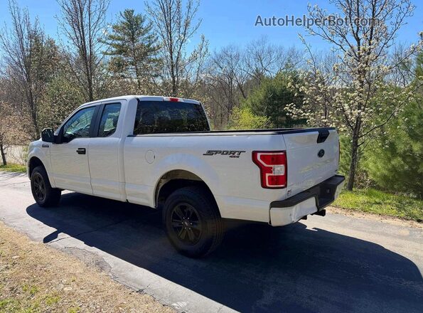 1FTEX1EP4KFA03349 2019 FORD F150 Белый Передняя правая четверть