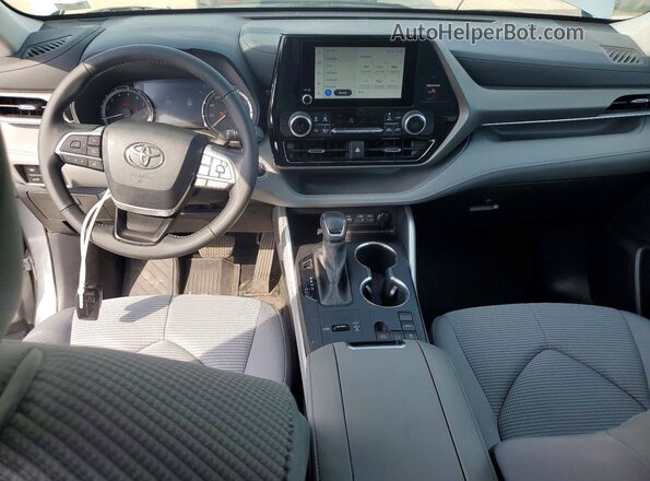 5TDKDRAH7RS530305 2024 TOYOTA HIGHLANDER Серебряный Вид щитка приборов