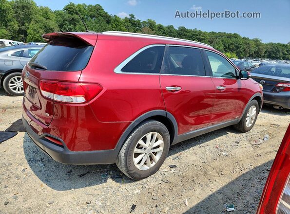 5XYPGDA3XHG263497 2017 KIA SORENTO Red Przód prawy