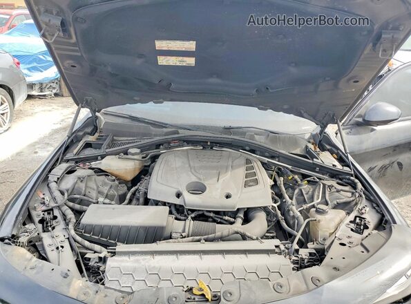 ZARFAECN2H7559683 2017 ALFA ROMEO GIULIA Black Engine compartment view