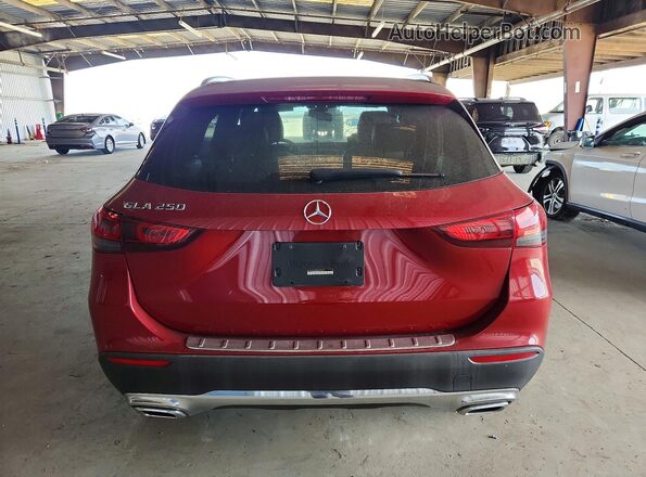 W1N4N4GB6MJ260896 2021 MERCEDES-BENZ GLA Maroon წინა სალონის ხედი