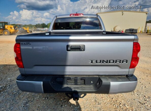 5TFDY5F14LX876671 2020 TOYOTA TUNDRA Серебряный Вид салона спереди