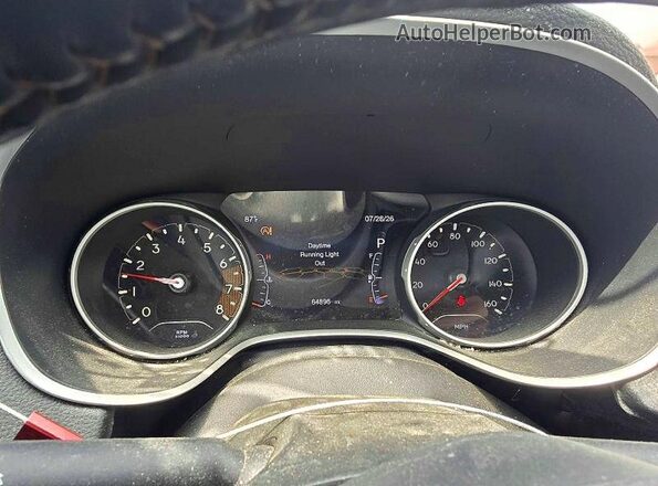 3C4NJDCB5LT223259 2020 JEEP COMPASS Синий Вид щитка приборов