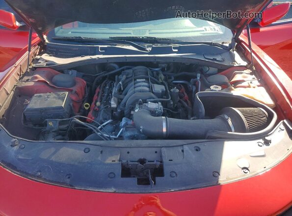 2C3CDXCT0KH532366 2019 DODGE CHARGER Red Engine compartment view