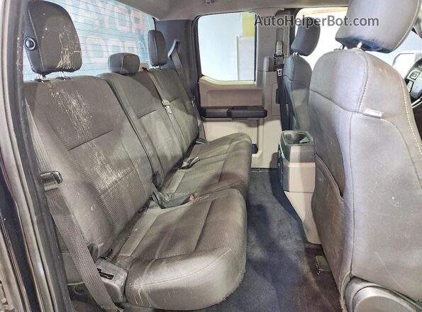 1FTEX1EP4HFA22976 2017 FORD F150 Черный Вид задней части салона