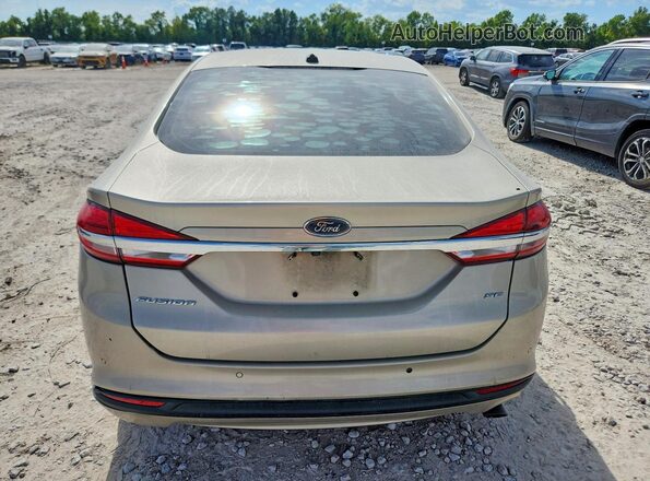 3FA6P0H72JR196540 2018 FORD FUSION Beige Սալոնի դիմացի տեսք