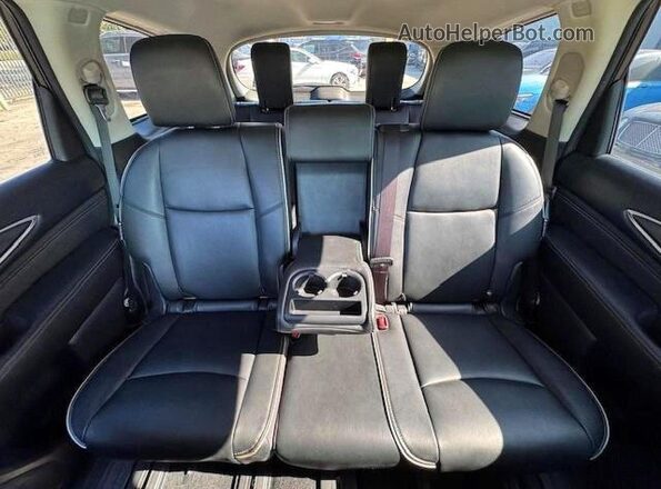 5N1DL0MM9LC538281 2020 INFINITI QX60 Blue Widok wnętrza z tyłu