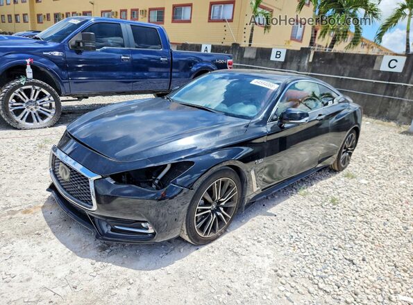 JN1EV7EL8HM552968 2017 INFINITI Q60 Black Հետևի ձախ