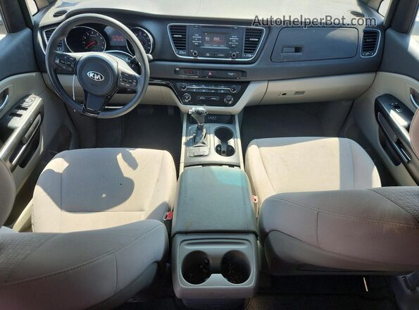 KNDMB5C16G6097676 2016 KIA SEDONA Угольный Вид щитка приборов