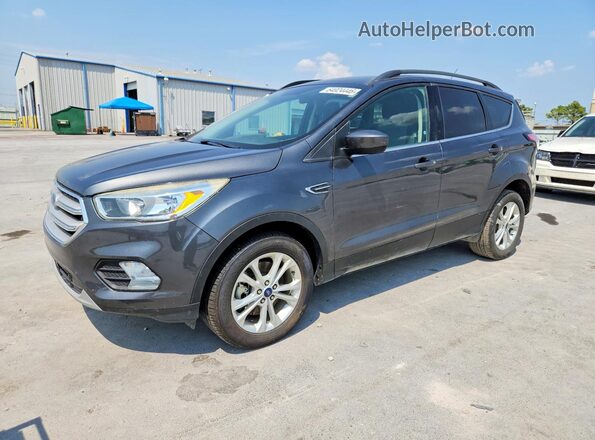 1FMCU9GD8JUB36235 2018 FORD ESCAPE Gray Հետևի ձախ