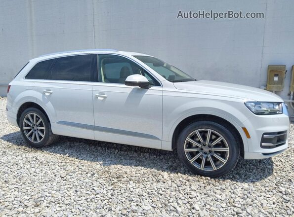 WA1LHAF71KD026709 2019 AUDI Q7 White Вид спереду