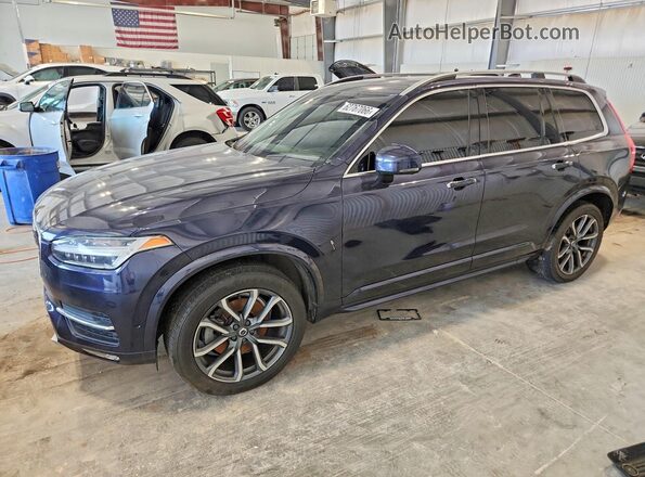 YV4A22PK2H1177847 2017 VOLVO XC90 Blue Հետևի ձախ