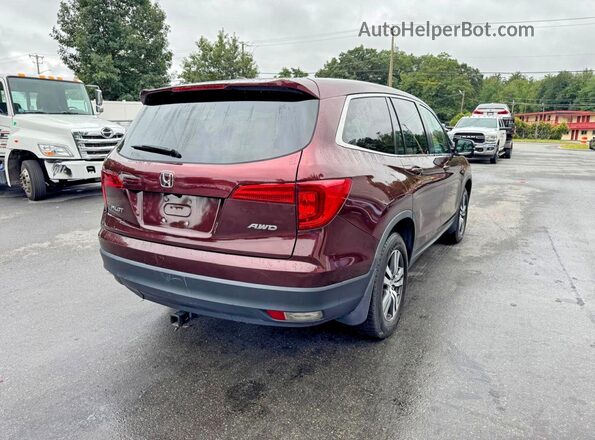 5FNYF6H30JB068059 2018 HONDA PILOT Красный Передняя правая четверть