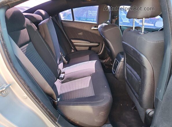 2C3CDXCT3LH143643 2020 DODGE CHARGER Silver Rear interior view