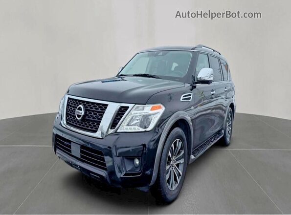 JN8AY2ND0LX017420 2020 NISSAN ARMADA Black Trasero izquierdo