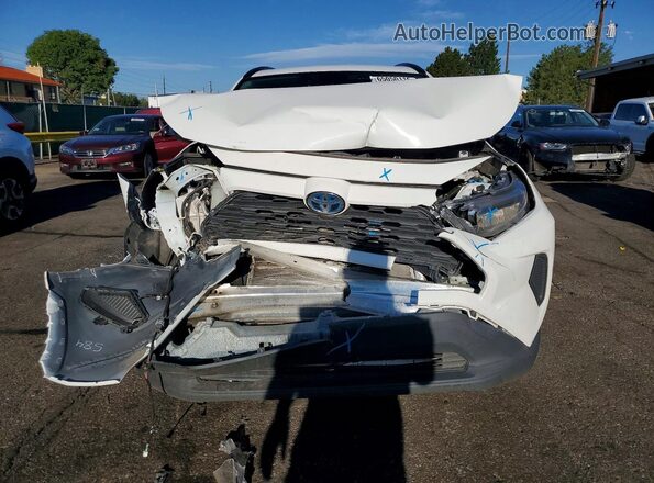 4T3LWRFV6NU081107 2022 TOYOTA RAV4 White უკანა ხედი