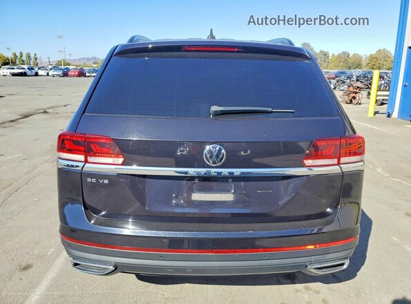 1V2WR2CA6MC576324 2021 VOLKSWAGEN ATLAS Black Widok wnętrza z przodu
