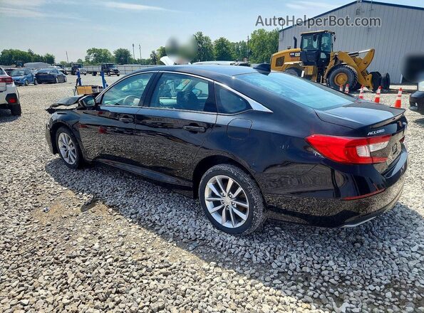 1HGCV1F12MA086689 2021 HONDA ACCORD Black Задня права чверть