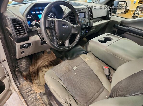 1FTMF1E85GFA80827 2016 FORD F150 Silver Սարքավորումների վահանակի տեսք