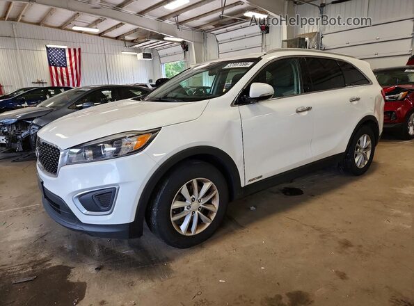 5XYPGDA54HG234367 2017 KIA SORENTO White Trasero izquierdo