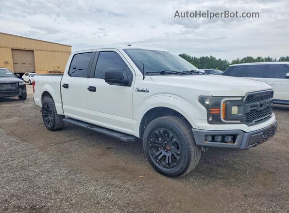 1FTEW1CB0KFD16523 2019 FORD F150 White Widok z przodu
