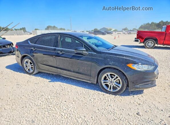 3FA6P0HD5JR176482 2018 FORD FUSION Black წინა ხედი