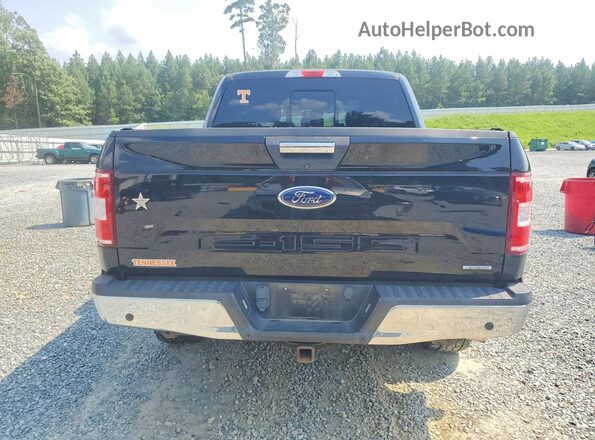 1FTEW1EG5JFA13034 2018 FORD F150 Black Widok wnętrza z przodu
