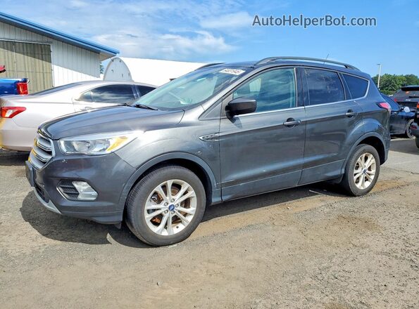 1FMCU9GD9JUB92099 2018 FORD ESCAPE Gray Հետևի ձախ