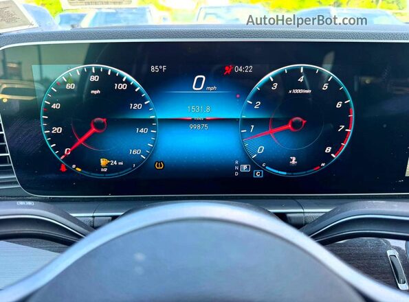 4JGFB4JB7LA169745 2020 MERCEDES-BENZ GLE White წინა პანელის ხედი