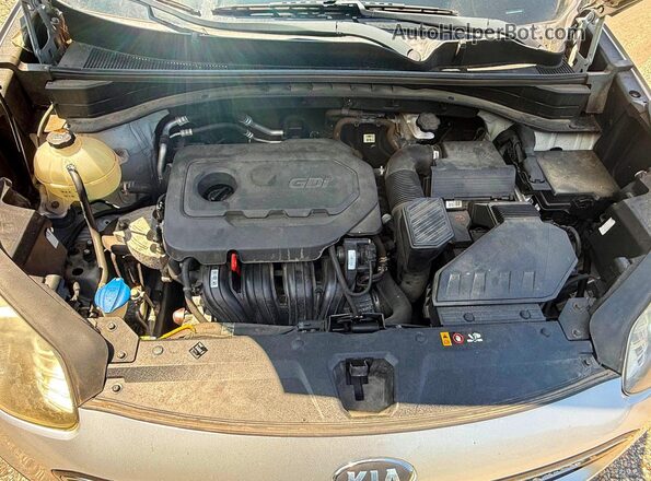 KNDPMCAC7J7300687 2018 KIA SPORTAGE Gray წინა სალონის ხედი