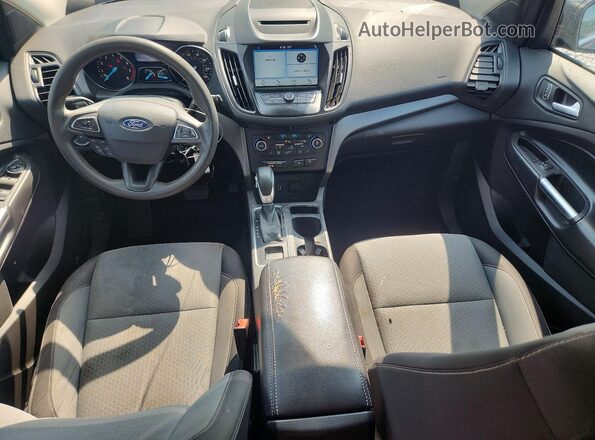1FMCU9GD8JUD58046 2018 FORD ESCAPE Black ხელსაწყოთა პანელის ხედი