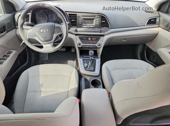 5NPD74LF4HH037359 2017 HYUNDAI ELANTRA Серебряный Вид щитка приборов