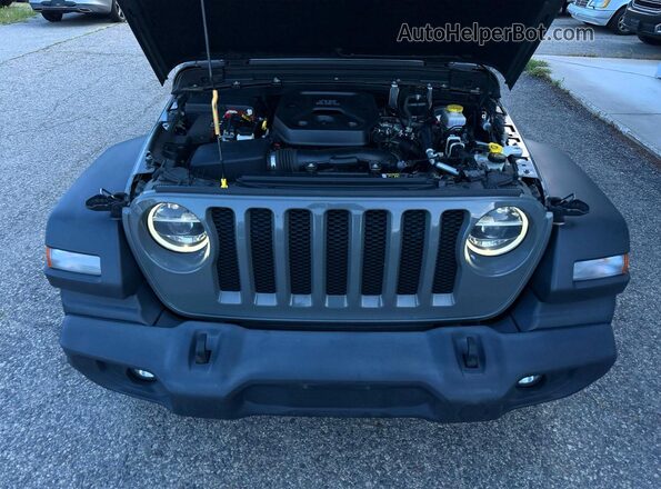1C4HJXDN8LW245452 2020 JEEP WRANGLER Gray Вид панелі приладів