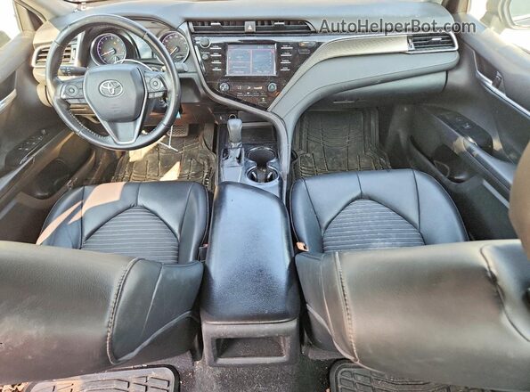4T1B11HK5KU760711 2019 TOYOTA CAMRY Black Սարքավորումների վահանակի տեսք