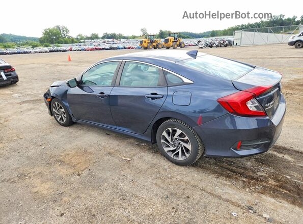 19XFC2F72JE033804 2018 HONDA CIVIC Синий Задняя правая четверть