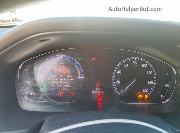 1HGCV3F92KA013997 2019 HONDA ACCORD Серый Вид задних сидений