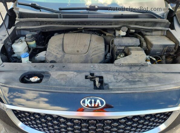 KNDMB5C19H6306877 2017 KIA SEDONA Черный Вид наклейки с VIN-кодом