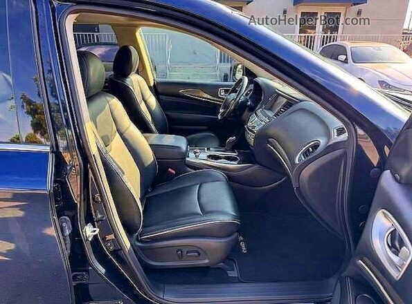 5N1DL0MM4KC561014 2019 INFINITI QX60 Blue Dashboard view