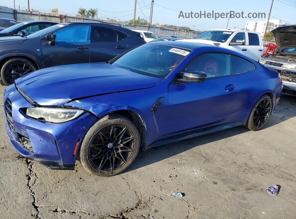 WBS43AZ06PCL38909 2023 BMW M4 Blue Задня ліва чверть