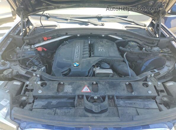 5UXWX7C5XG0R18482 2016 BMW X3 Blue Շարժիչի բաժամունքի տեսք