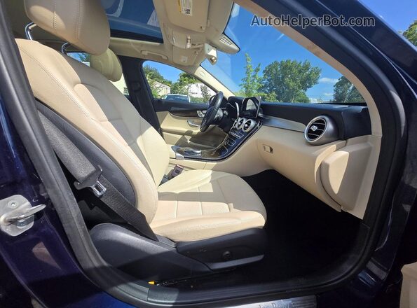 WDDWF8EB2LR526086 2020 MERCEDES-BENZ C-CLASS Blue უკანა ხედი
