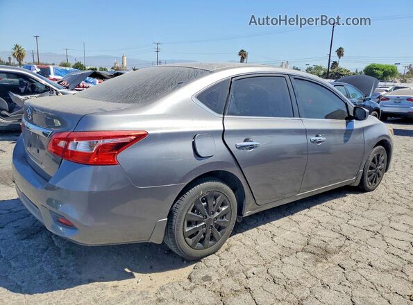 3N1AB7AP1KY272555 2019 NISSAN SENTRA Gray Przód prawy