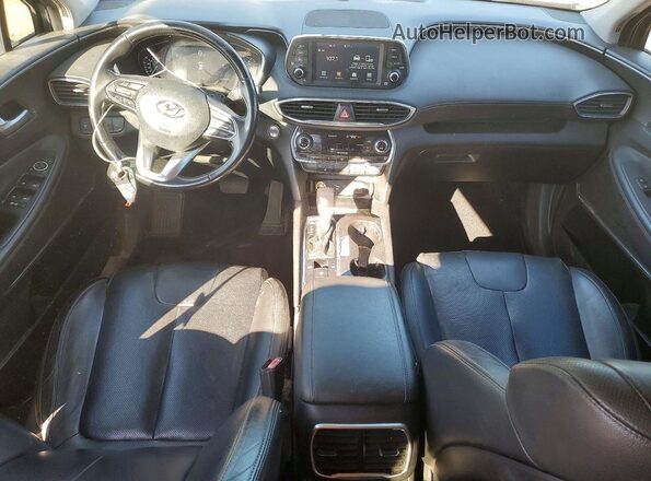 5NMS53AA2KH020482 2019 HYUNDAI SANTA FE Gray Vista del cuadro de instrumentos