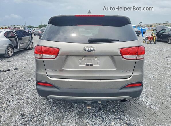 5XYPH4A53JG426768 2018 KIA SORENTO Серый Вид салона спереди