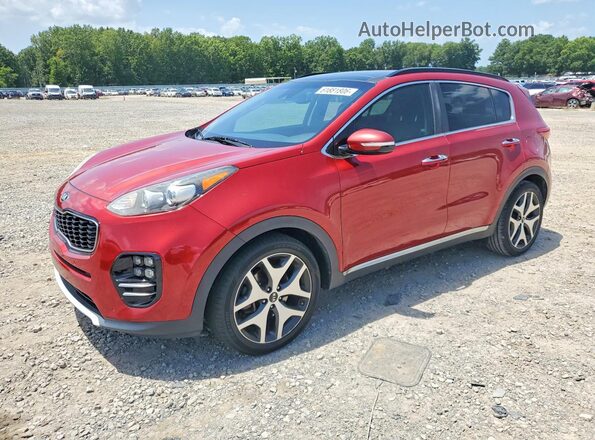KNDPR3A64K7509253 2019 KIA SPORTAGE Red Հետևի ձախ
