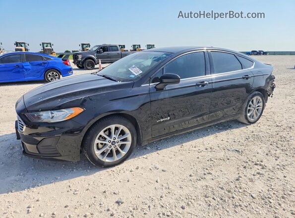 3FA6P0LU5KR235216 2019 FORD FUSION Black Tył lewy