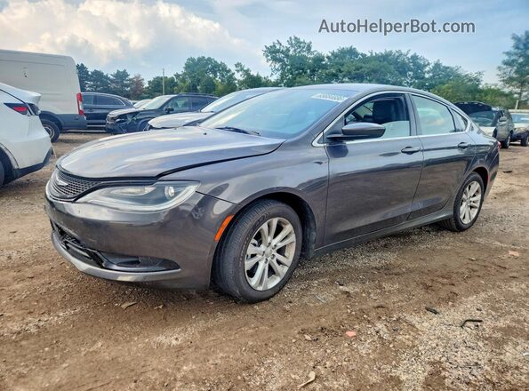 1C3CCCAB9GN127188 2016 CHRYSLER 200 Серый Задняя левая четверть